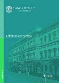 4 2018 Bollettino Economico - Banca d'Italia
