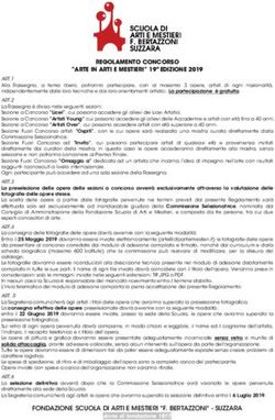 REGOLAMENTO CONCORSO "ARTE IN ARTI E MESTIERI" 19a EDIZIONE 2019 - Scuola di Arti e Mestieri F. Bertazzoni ...