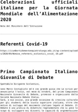 Celebrazioni ufficiali italiane per la Giornata Mondiale dell'Alimentazione 2020