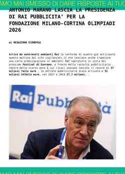 ANTONIO MARANO LASCIA LA PRESIDENZA DI RAI PUBBLICITA' PER LA FONDAZIONE MILANO-CORTINA OLIMPIADI 2026