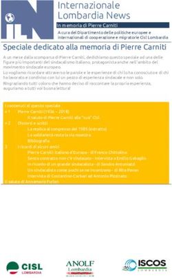 Internazionale Lombardia News - In memoria di Pierre Carniti - Cisl Lombardia