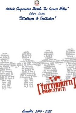 Istituto Comprensivo Statale "don Lorenzo Milani" "Cittadinanza & Costituzione" - Annualit&agrave; 2019 2022 - Istituto Comprensivo don Lorenzo Milani