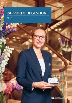 RAPPORTO DI GESTIONE 2018 - Gastrosocial