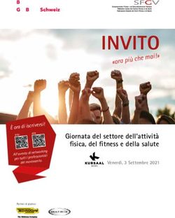 INVITO "ora più che mai!" - Giornata del settore dell'attività fisica, del fitness e della salute - SFGV