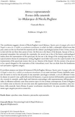 In "Malacqua" di Nicola Pugliese - Attesa e soprannaturale Il senso della catastrofe
