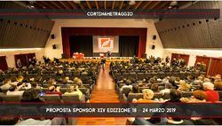 CORTINAMETRAGGIO - PROPOSTA SPONSOR XIV EDIZIONE 18 - 24 marzo 2019