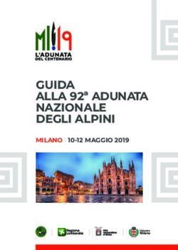 GUIDA ALLA 92&ordf; ADUNATA NAZIONALE DEGLI ALPINI - MILANO 10-12 MAGGIO 2019 - Adunata Alpini 2019