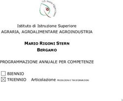 AGRARIA, AGROALIMENTARE AGROINDUSTRIA - MARIO RIGONI STERN BERGAMO PROGRAMMAZIONE ANNUALE PER COMPETENZE - IIS MARIO RIGONI STERN BERGAMO