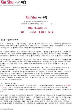 Corso Triennale di Tuina e Medicina Classica Cinese - Corso Triennale di Tuina e Medicina Classica ...