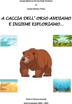 A CACCIA DELL' ORSO ANDIAMO E INSIEME ESPLORIAMO - Scuola Materna Parrocchiale Paritaria di Santo Stefano Ticino - Piano di lavoro annuale Anno ...