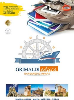 NAVIGANDO SI IMPARA - A.S. 2019/2020 Viaggi d'istruzione e attività formative per studenti - Grimaldi Lines