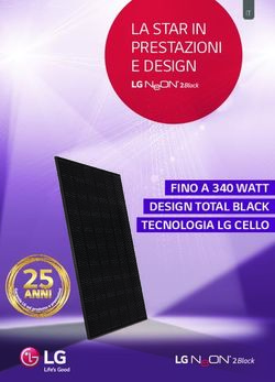 LA STAR IN PRESTAZIONI E DESIGN - FINO A 340 WATT DESIGN TOTAL BLACK TECNOLOGIA LG CELLO - Arch Service Group