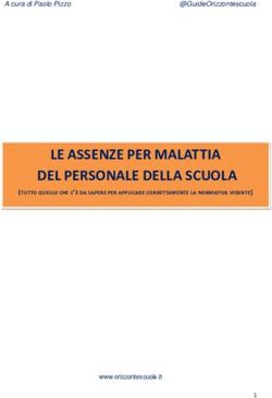LE ASSENZE PER MALATTIA DEL PERSONALE DELLA SCUOLA