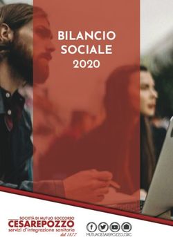 BILANCIO SOCIALE 2020 - Cesare Pozzo