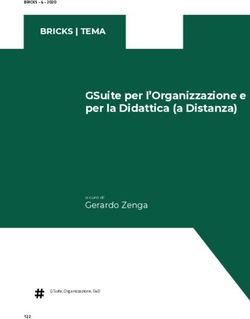 GSuite per l'Organizzazione e per la Didattica (a Distanza) - BRICKS | TEMA