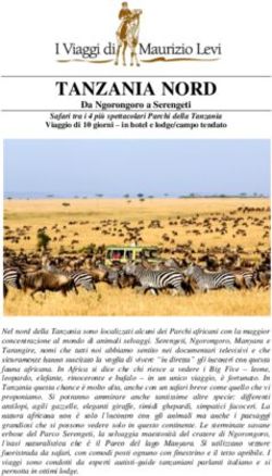 TANZANIA NORD - I Viaggi di Maurizio Levi