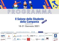 Il Salone dello Studente della Campania - 18-21 Gennaio 2021 www.salonedellostudente.it - IIS Telesi