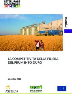 LA COMPETITIVIT&Agrave; DELLA FILIERA DEL FRUMENTO DURO - Dicembre 2018 - Rete Rurale ...