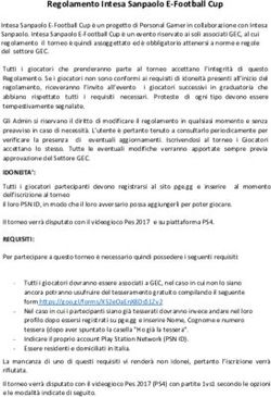 Regolamento Intesa Sanpaolo E-Football Cup - AWS