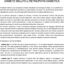 DIABETE MELLITO e RETINOPATIA DIABETICA