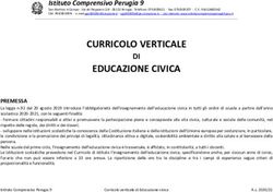 CURRICOLO VERTICALE DI - Istituto Comprensivo Perugia 9 - Istituto ...