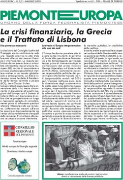 La crisi finanziaria, la Grecia e il Trattato di Lisbona - Consiglio regionale ...