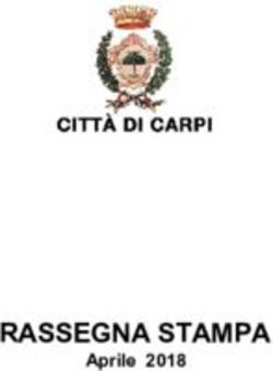 RASSEGNA STAMPA Aprile 2018 - Frazionando