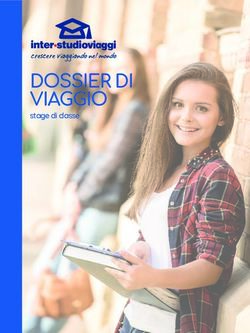 DOSSIER DI VIAGGIO stage di classe - InterStudioViaggi