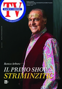 STRIMINZITIC IL PRIMO SHOW - Renzo Arbore - Rai