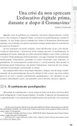 Una crisi da non sprecare L'educativo digitale prima, durante e dopo il Coronavirus1