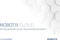 MOBOTIX CLOUD Semplicemente sicuro. Sicuramente semplice - Mobotix AG