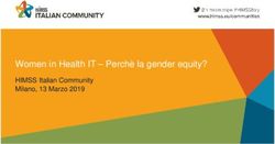 Women in Health IT - Perchè la gender equity? - HIMSS Italian Community Milano, 13 Marzo 2019