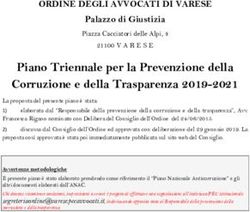 Piano Triennale per la Prevenzione della Corruzione e della Trasparenza 2019-2021