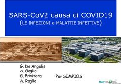 SARS-COV2 CAUSA DI COVID19 - G. DE ANGELIS A. GOGLIO G. PRIVITERA - (LE INFEZIONI E MALATTIE INFETTIVE) - SIMPIOS