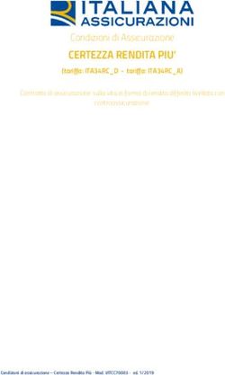 CERTEZZA RENDITA PIU' - Condizioni di Assicurazione - Servizi AppSoci
