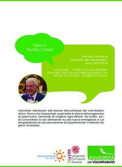 FRANCO DANI TESINA DI - CSV Treviso