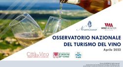 OSSERVATORIO NAZIONALE DEL TURISMO DEL VINO - Aprile 2022 - ENIT
