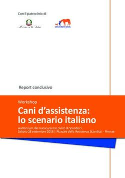 Cani d'assistenza: lo scenario italiano - Report conclusivo Workshop - Con il patrocinio di - Istituto Zooprofilattico ...
