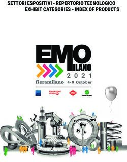 SETTORI ESPOSITIVI - REPERTORIO TECNOLOGICO EXHIBIT CATEGORIES - INDEX OF PRODUCTS - EMO Milano
