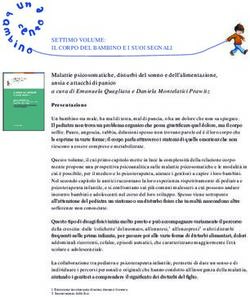 SETTIMO VOLUME: IL CORPO DEL BAMBINO E I SUOI SEGNALI