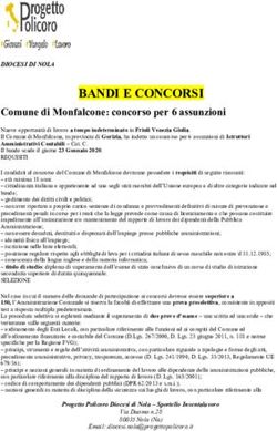 BANDI E CONCORSI Comune di Monfalcone: concorso per 6 assunzioni - Diocesi di Nola