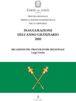 INAUGURAZIONE DELL'ANNO GIUDIZIARIO - 2020 RELAZIONE DEL PROCURATORE REGIONALE Luigi Cirillo - Corte dei ...