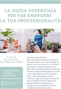 INTERNATIONAL ETIQUETTE CONSULTANT - www.elisamotterle.com @elisa_motterle