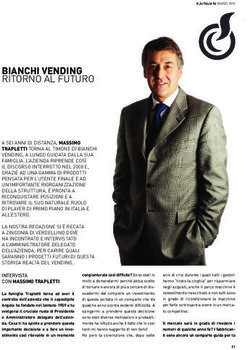 BIANCHI VENDING RITORNO AL FUTURO