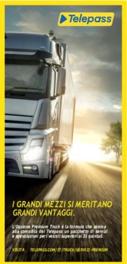 I GRANDI MEZZI SI MERITANO GRANDI VANTAGGI.