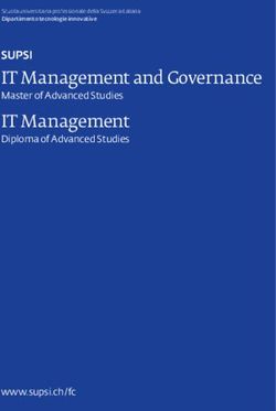 IT Management and Governance IT Management - Master of Advanced Studies Diploma of Advanced Studies - www.supsi.ch/fc