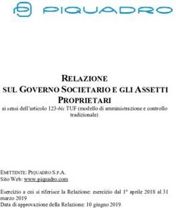 RELAZIONE SUL GOVERNO SOCIETARIO E GLI ASSETTI PROPRIETARI