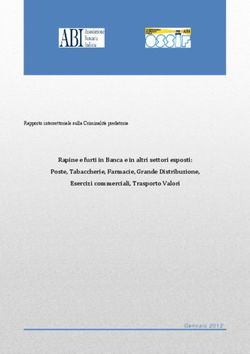 Esercizi commerciali, Trasporto Valori - Rapporto intersettoriale sulla Criminalità predatoria