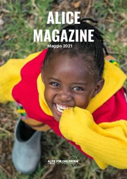 ALICE MAGAZINE Maggio 2021 - Alice for Children