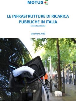 LE INFRASTRUTTURE DI RICARICA PUBBLICHE IN ITALIA - Dicembre 2020 Seconda edizione